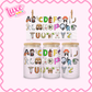 16oz UV DTF Wrap | Potter Alphabet | #3309