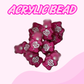Flatback Acrylic Bead | What The Actual