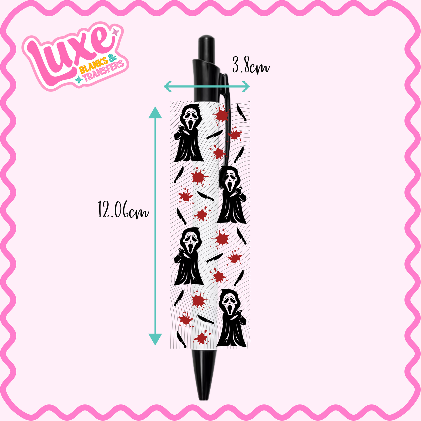 UV DTF Pen Wrap | Ghosty | #42