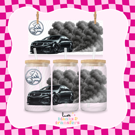 Holden Car Black UV DTF Wrap (#563)