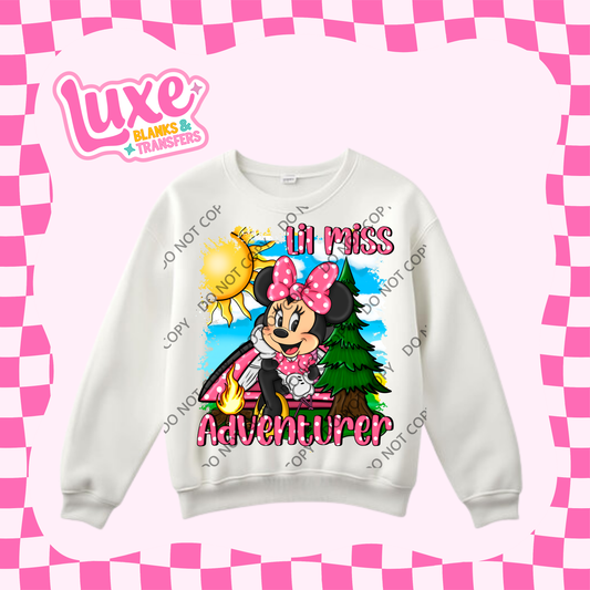 DTF Heat Transfer | Lil Miss Adventurer | #321