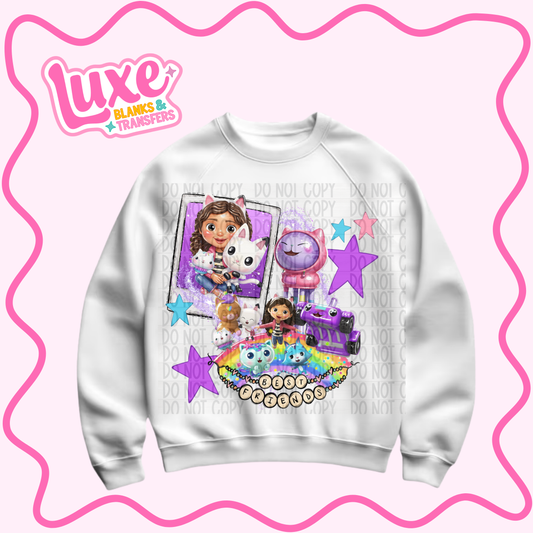 DTF Heat Transfer | Besties Gabby | #1170