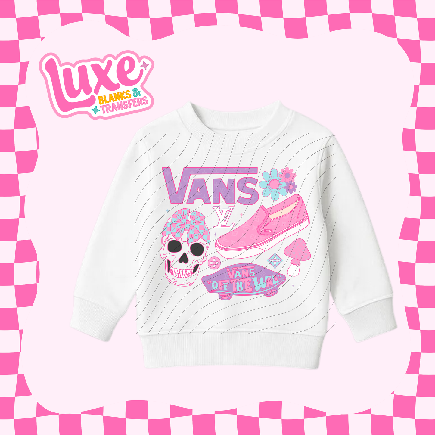 Pink Off The Wall | Kids DTF Heat Transfer | #141