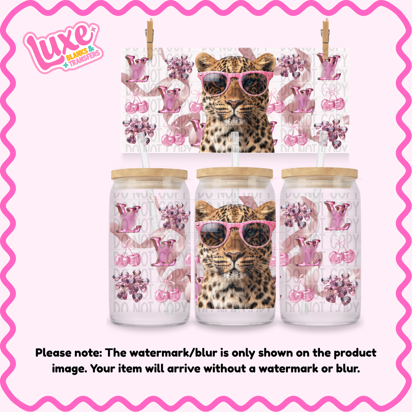 16oz UV DTF Wrap | Boujee Cheetah | #2560