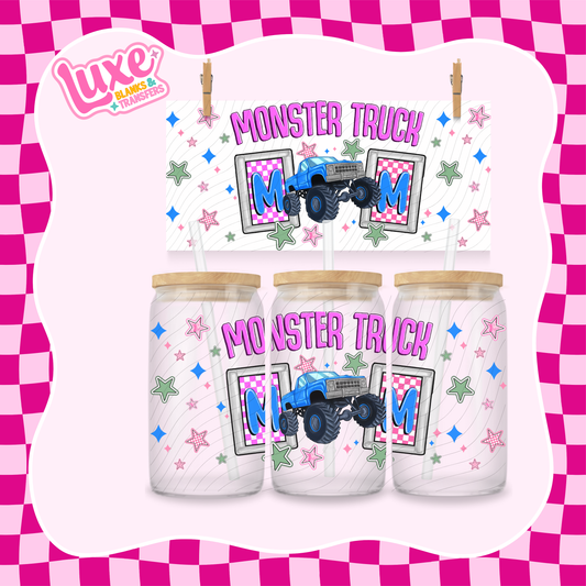 Monster Truck Mum | 16oz UV DTF Wrap | #1561
