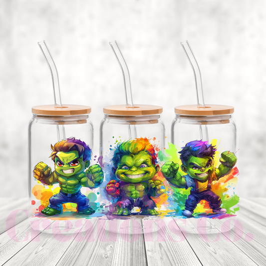 Green Hero Cute UV DTF Wrap (#333)