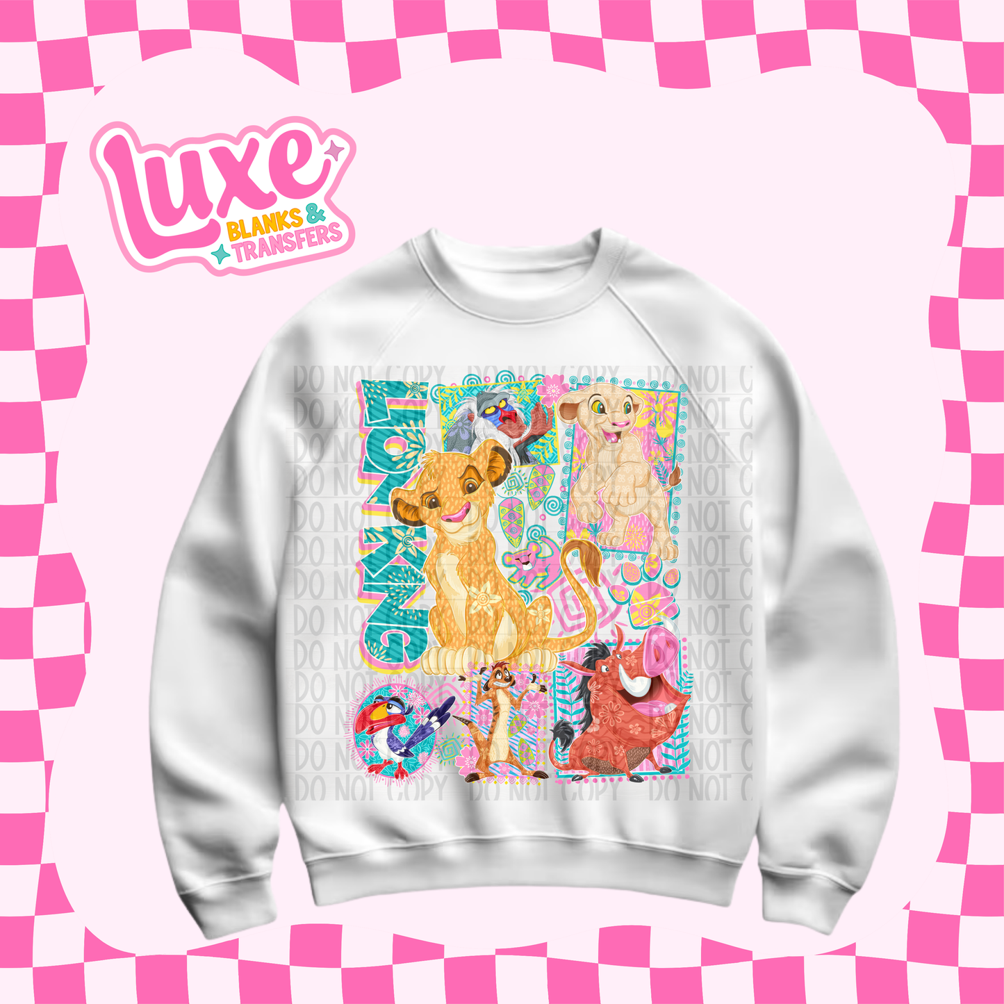 DTF Heat Transfer | Lion Kids Movie | #690