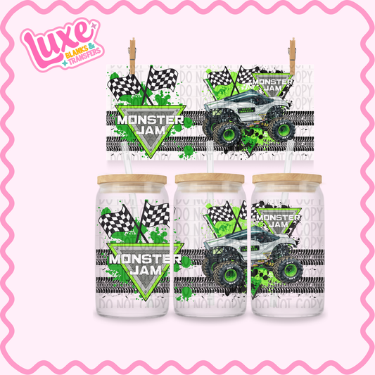 16oz UV DTF Wrap | Monster Truck Alien | #3322