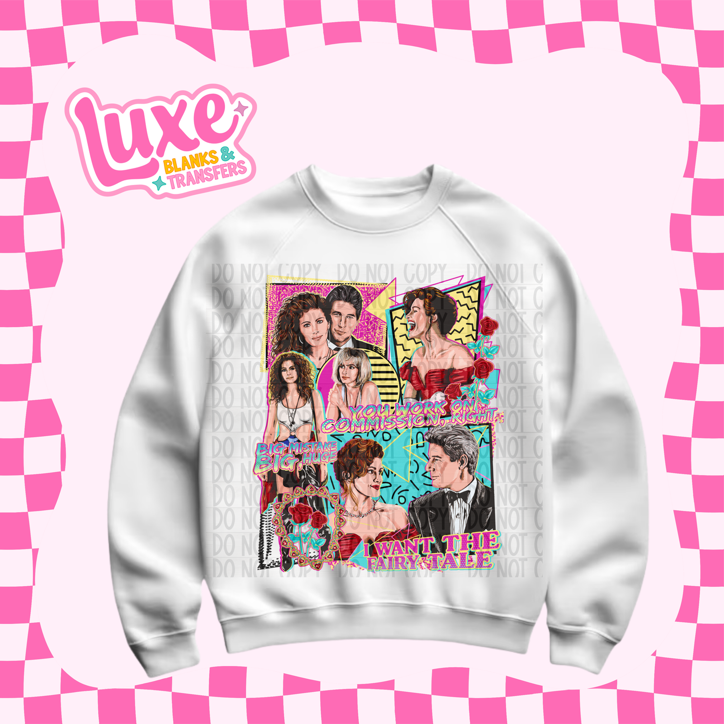 DTF Heat Transfer | Pretty Woman | #691