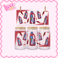 16oz UV DTF Wrap | Red Cordial | #2840