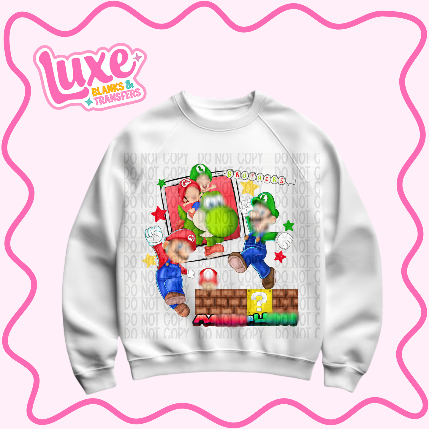 DTF Heat Transfer | Besties Brothers | #1176