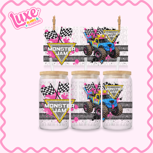 16oz UV DTF Wrap | Monster Truck Bailey | #3324