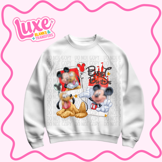 DTF Heat Transfer | Besties Mouse | #1177