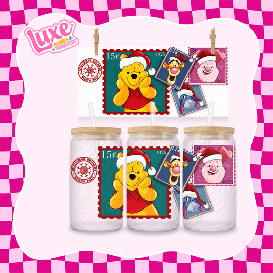 Win Xmas Stamps | UV DTF Wrap | #1067
