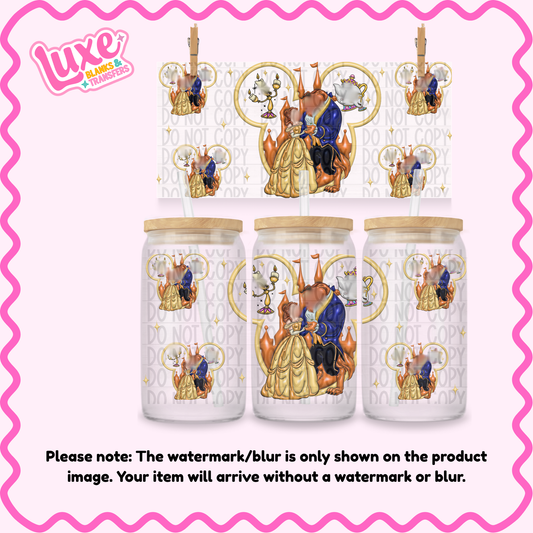 16oz UV DTF Wrap | D1s Ears Beauty | #1816