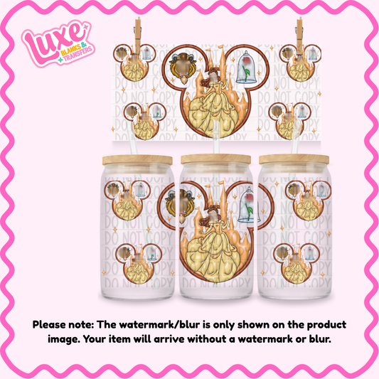16oz UV DTF Wrap | D1s Ears Beauty | #1817