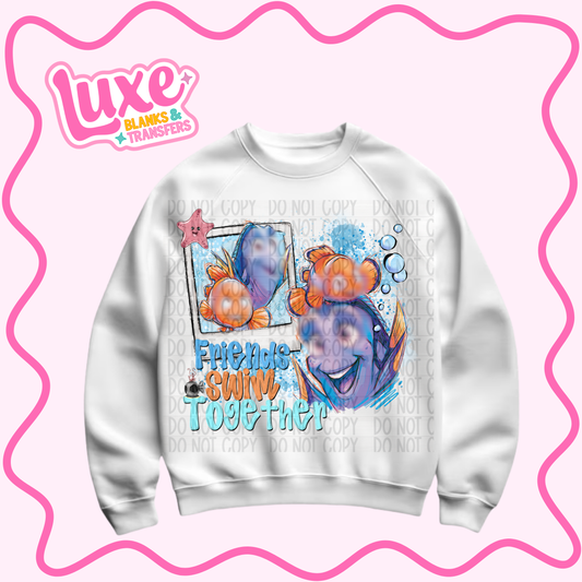 DTF Heat Transfer | Besties Fish | #1180