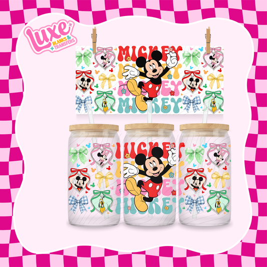 Mickey Bows | 16oz UV DTF Wrap | #1569