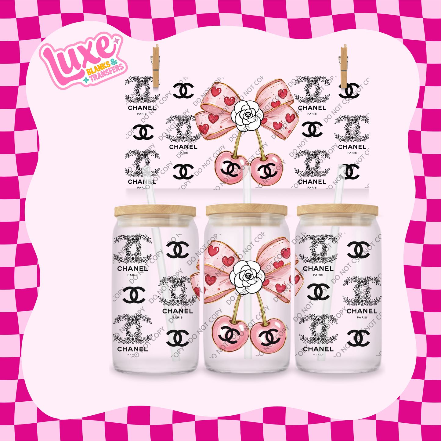 16oz UV DTF Wrap | CC Cherry 6 | #2059