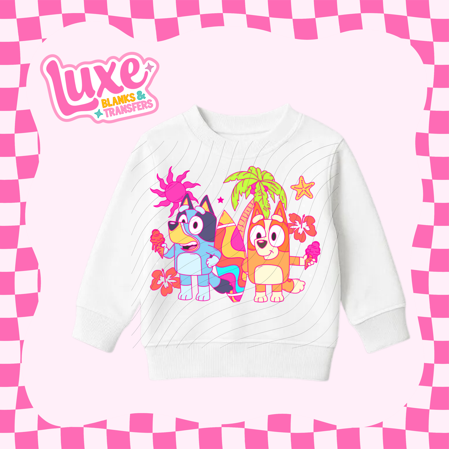 Blu/e Summer | Kids DTF Heat Transfer | #153