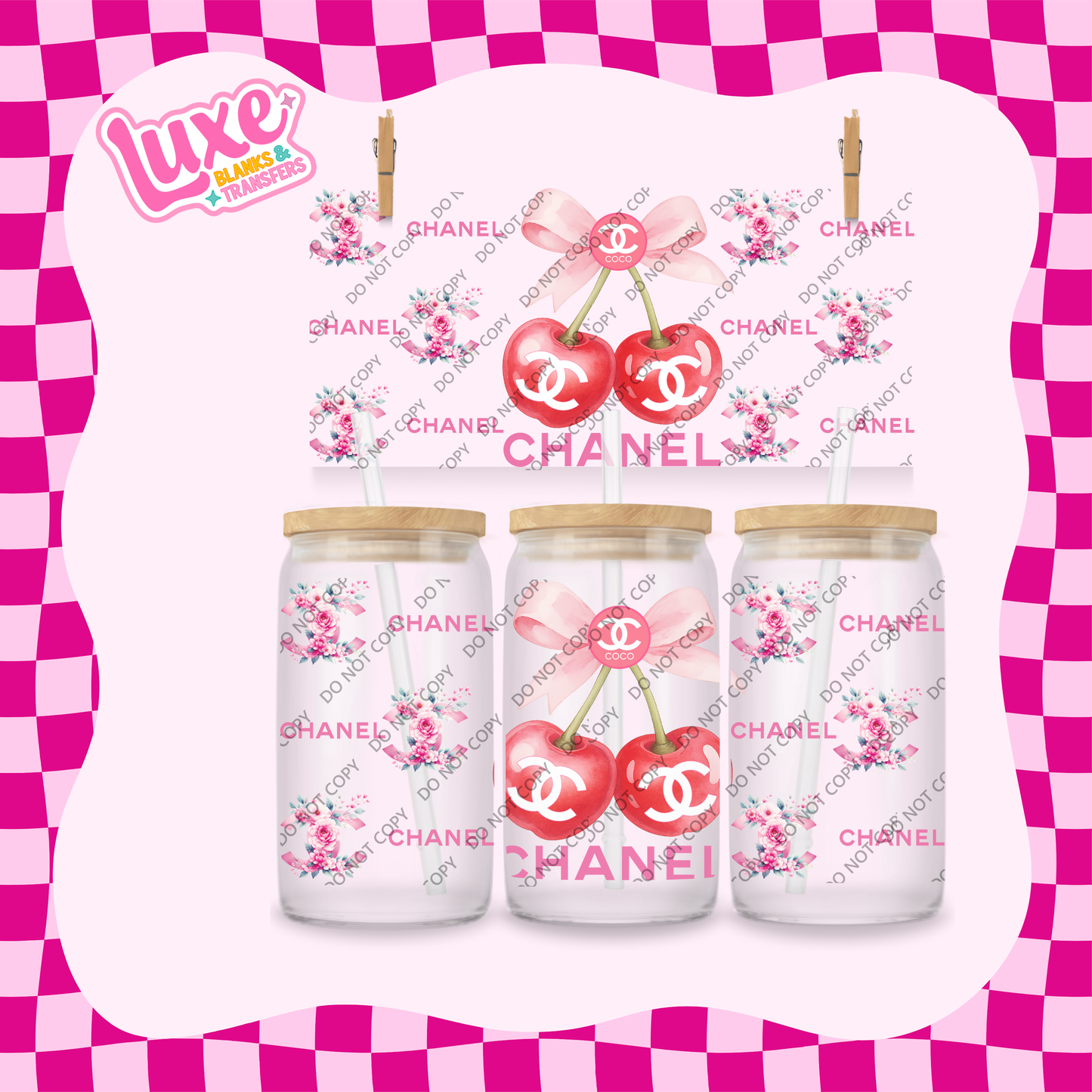 16oz UV DTF Wrap | CC Cherry 7 | #2060