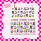 Gr!nch Cutesy Pattern | UV DTF Wrap | #1073