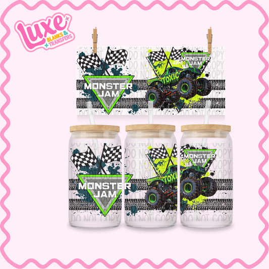 16oz UV DTF Wrap | Monster Truck Toxic | #3332