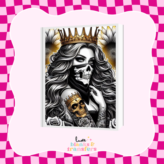 Tattoo Girl A5 Journal UV DTF Transfer (#A40)