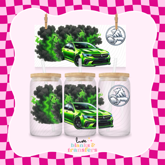 Holden Car Green UV DTF Wrap (#565)