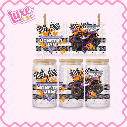 16oz UV DTF Wrap | Monster Truck Wild Side | #3334
