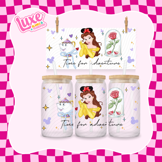 Beauty Princess | 16oz UV DTF Wrap | #1575