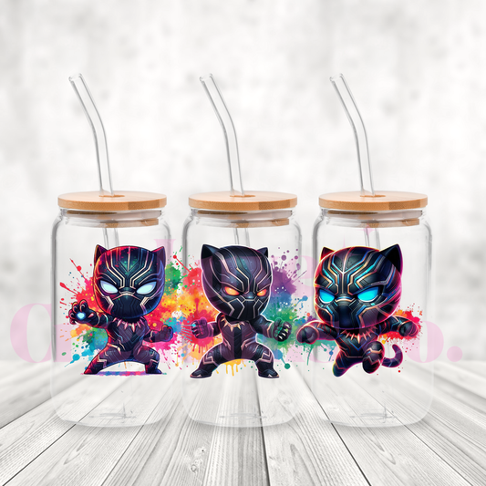 Cute Panther UV DTF Wrap (#341)