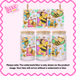 16oz UV DTF Wrap | Yellow Bear Bees | #2613