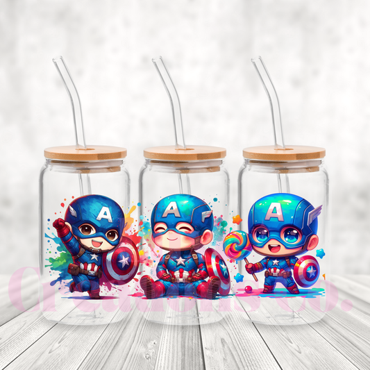 Cute Captain UV DTF Wrap (#342)