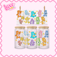 16oz UV DTF Wrap | Care Bear | #3338
