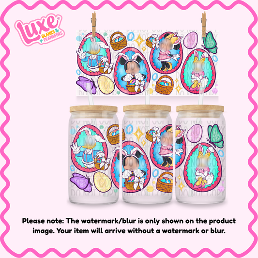 16oz UV DTF Wrap | Mouse Easter | #2614