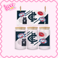 16oz UV DTF Wrap | Blues Footy Team | #2853