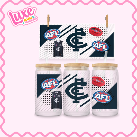 16oz UV DTF Wrap | Blues Footy Team | #2853
