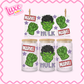 16oz UV DTF Wrap | Green Strong Hero | #3340