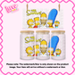 16oz UV DTF Wrap | Y3llow Cartoon | #2621