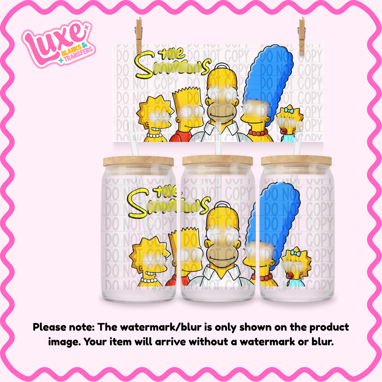 16oz UV DTF Wrap | Y3llow Cartoon | #2621