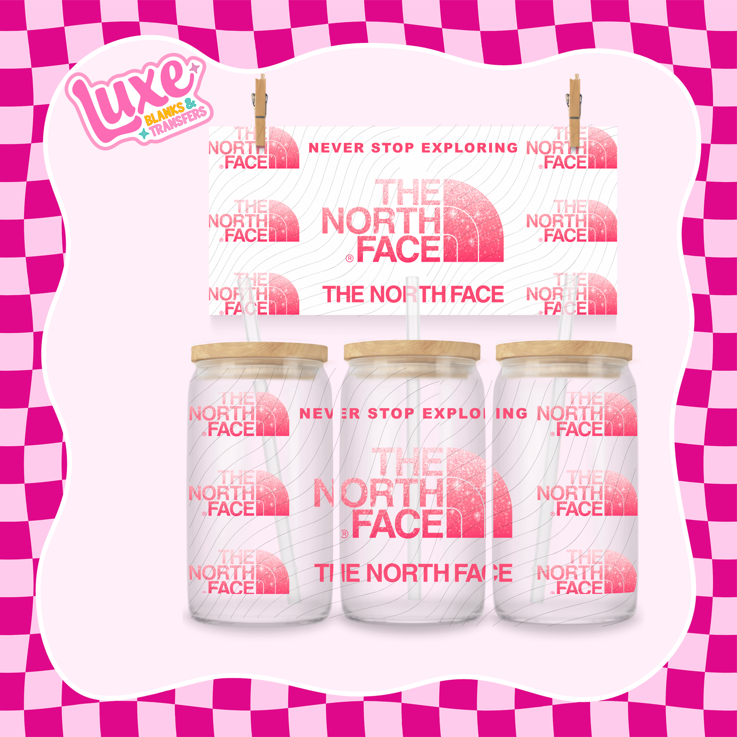 North Brand | 16oz UV DTF Wrap | #1582