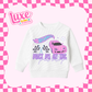 Meet Me At The Pitstop Pink | Kids DTF Heat Transfer | #164