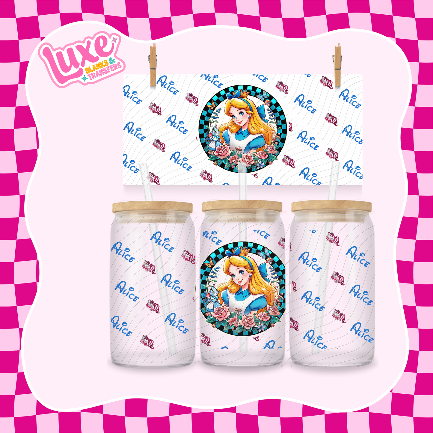 Vintage Alice | UV DTF Wrap | #1084