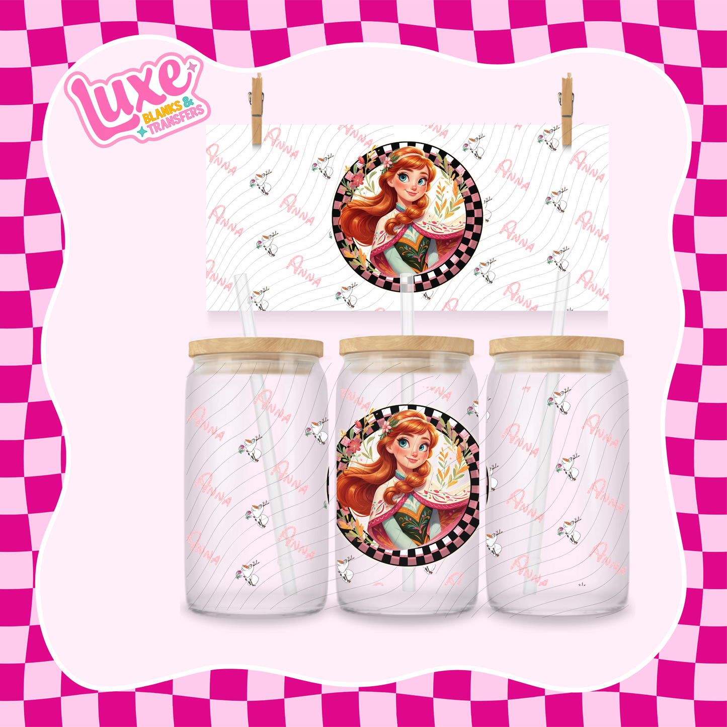 Vintage Anna | UV DTF Wrap | #1085