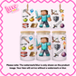 16oz UV DTF Wrap | Block Game Building Mine | #1856