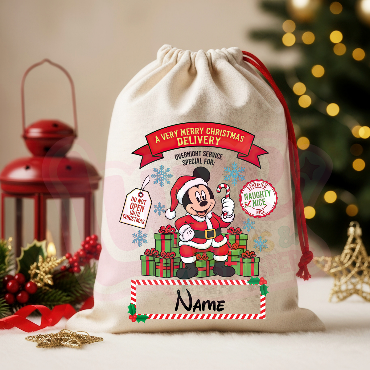 Mouse | Santa Sack DTF Heat Transfer | #47