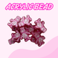 Flatback Acrylic Bead | F It Let's Drink