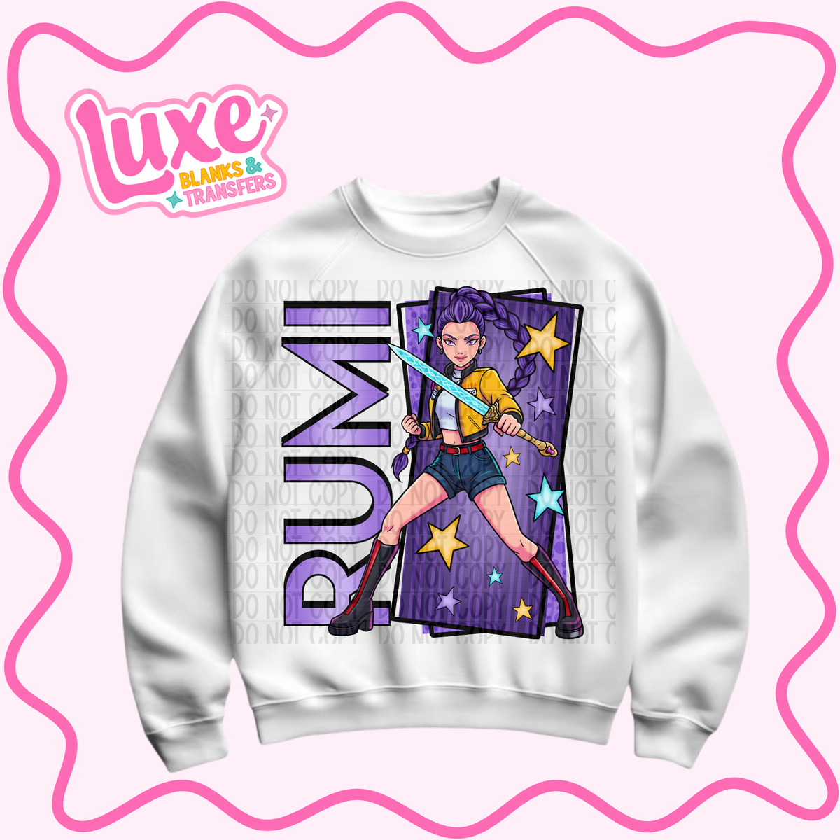 DTF Heat Transfer | Rumi K-Pop | #1315