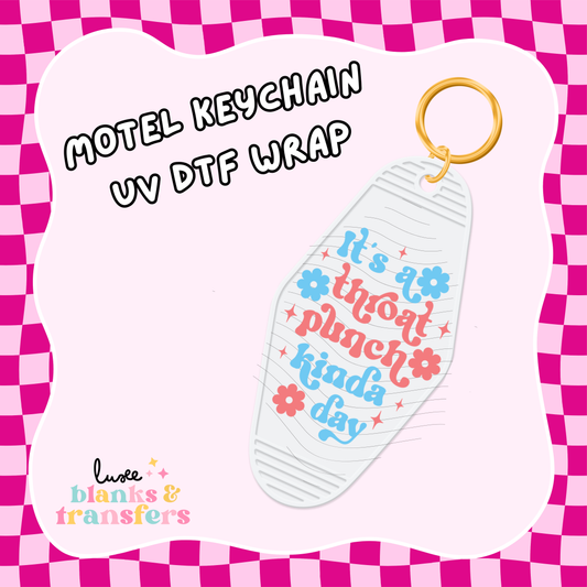 Motel Keychain UV DTF Wrap (#C46)
